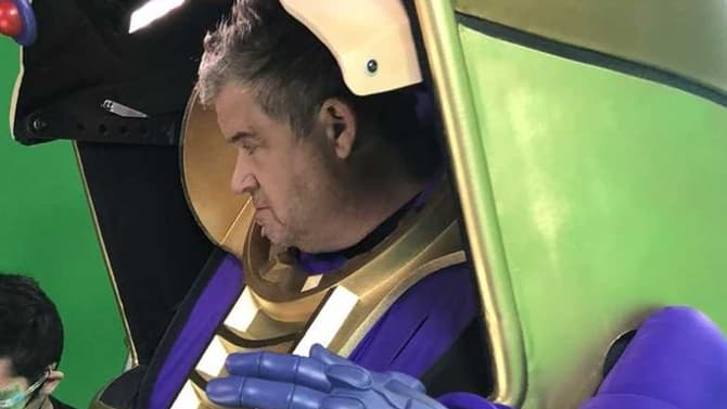 M.O.D.O.K. Showrunner Shares BTS Photo Of Patton Oswalt Performing In Full &quot;Motion Capture&quot; Suit