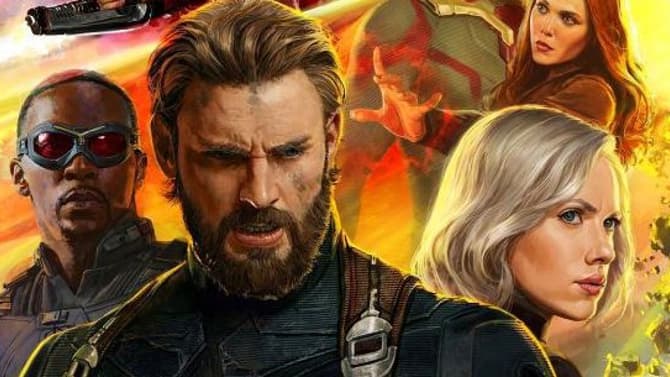 New AVENGERS: INFINITY WAR Promo Art Features Captain America, Black Widow, And The Falcon