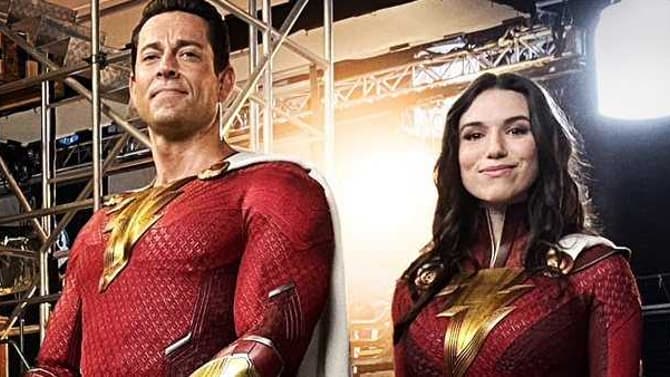 New SHAZAM: FURY OF THE GODS Set Photos Find Zachary Levi's Hero In A Battle-Damaged Costume