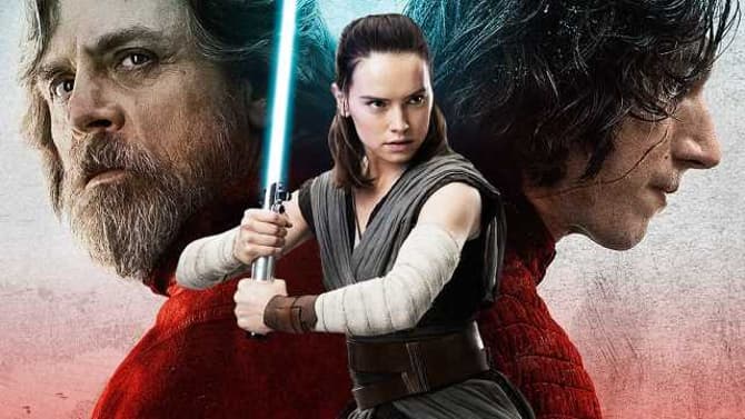 New STAR WARS: THE LAST JEDI Image Features Rey, Kylo & Luke; First Word Spoken In The Film Revealed