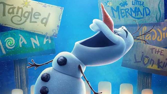 OLAF PRESENTS Poster And Trailer Teases The Beloved FROZEN Character's Retelling Of Disney Classics