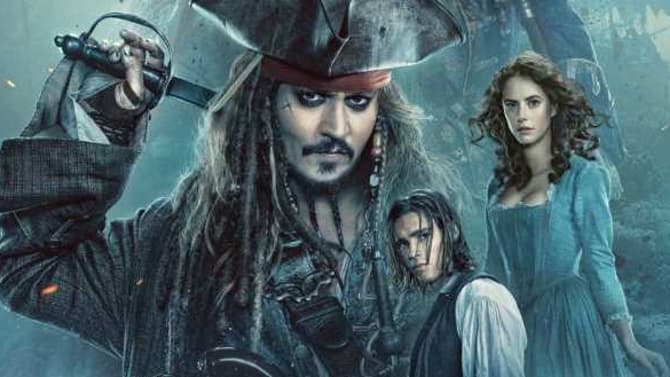 PIRATES OF THE CARIBBEAN: DEAD MEN TELL NO TALES International Poster Features Flying Zombie Sharks