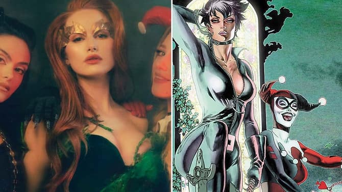 RIVERDALE Stars Camila Mendes, Madelaine Petsch, & Lili Reinhart Become DC's GOTHAM CITY SIRENS For Halloween