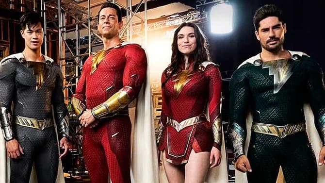 SHAZAM: FURY OF THE GODS Set Photos Find The Wizard Alongside Members Of The Shazam Family