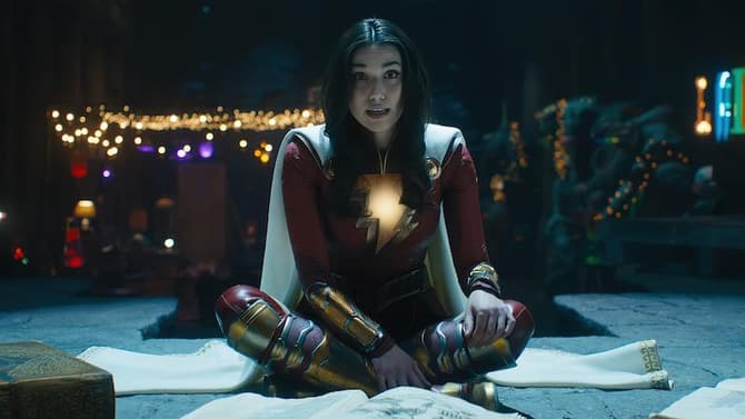 SHAZAM! FURY OF THE GODS Star Grace Caroline Currey On Suiting Up As Mary Marvel & Family Dynamic (Exclusive)