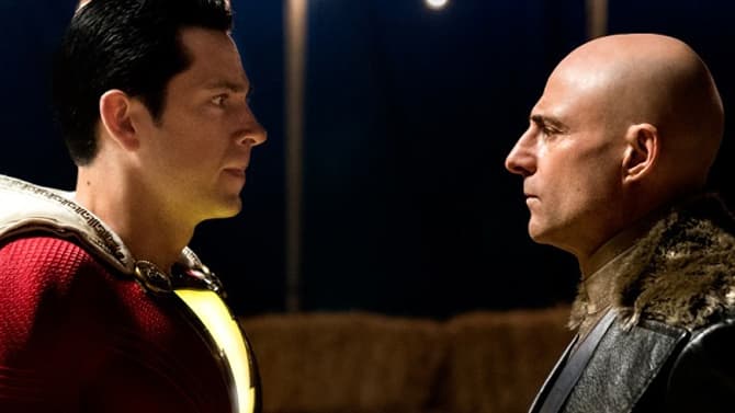 SHAZAM! Total Film Cover And New Stills Spotlight Zachary Levi's Hero And Mark Strong's Dr. Sivana