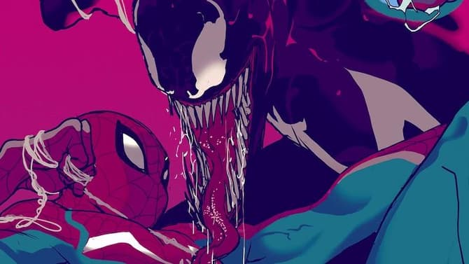 SPIDER-MAN 2 Mondo Poster Unleashes Insomniac's Venom For A Battle With The Video Game's Spider-Men