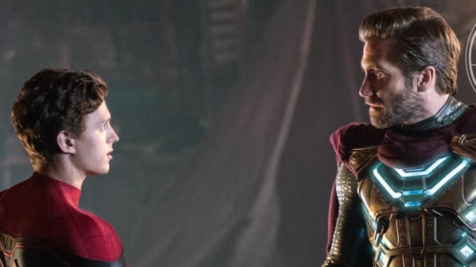 SPIDER-MAN: FAR FROM HOME Photos See An Unmasked Peter Parker Partner With Mysterio; Plus New Details