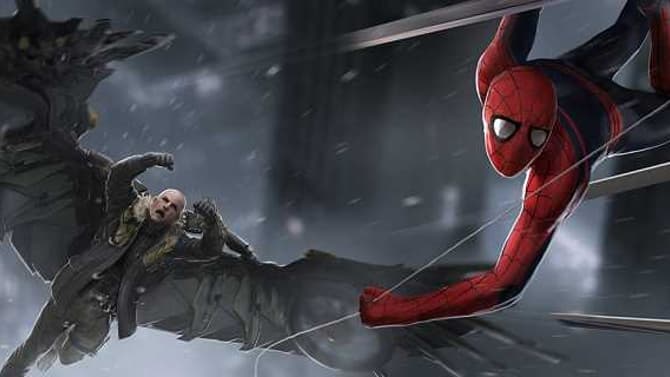 SPIDER-MAN: HOMECOMING Concept Art Shows Peter Parker Getting Some Help From The Mighty Avengers And More