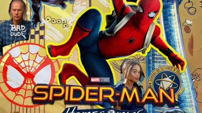 SPIDER-MAN: HOMECOMING Yearbook-Style IMAX Poster Takes The Clutter To A Whole New Level