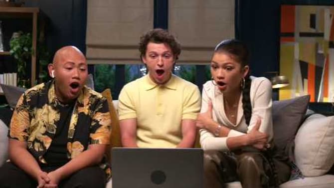 SPIDER-MAN: NO WAY HOME Stars Tom Holland, Zendaya & Jacob Batalon React To The New Trailer