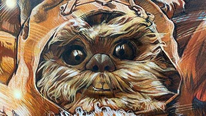 STAR WARS Artist Drew Struzan Shows Off His Original Artwork For THE EWOK ADVENTURE