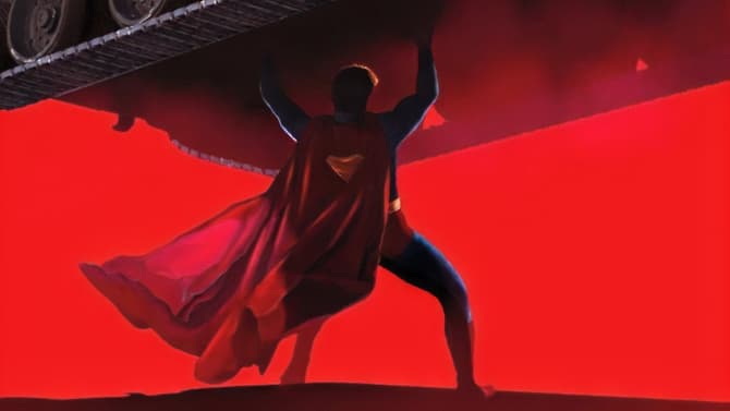 SUPERMAN Director James Gunn Shares New Fan-Poster Utilizing Recent Set Photo