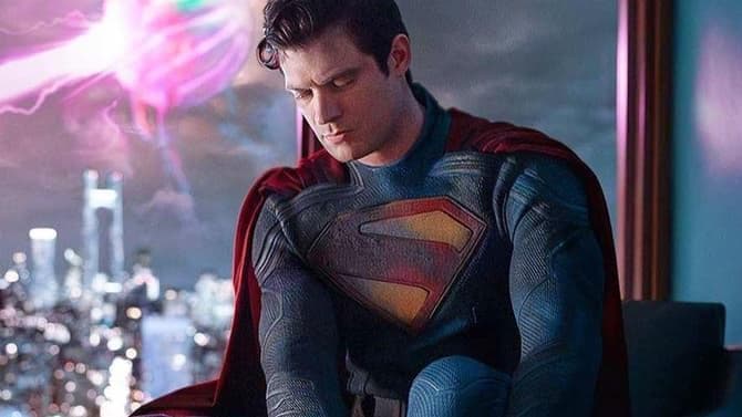 SUPERMAN Set Photos Reveal New Look At David Corenswet Suited-Up As The Man Of Steel