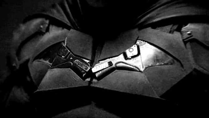 THE BATMAN: Take A Closer Look At The New Batsuit With These Hi-Res, Black & White Screenshots