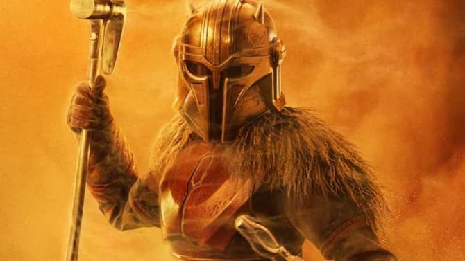 THE BOOK OF BOBA FETT Character Posters Spotlight The Mandalorian, The Armorer, And Peli Motto