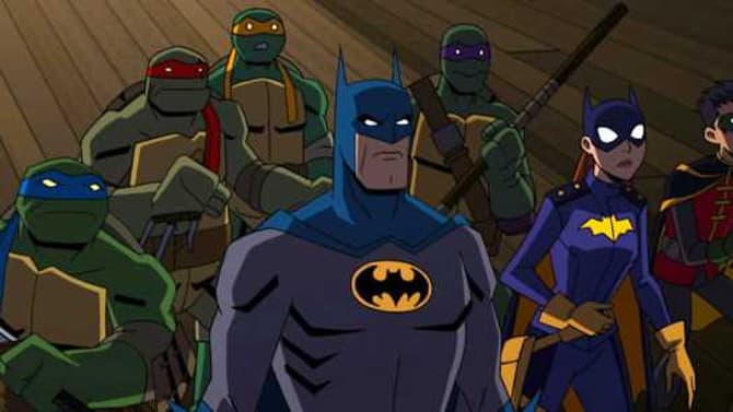 The Dark Knight Makes An Entrance In This New BATMAN VS. TEENAGE MUTANT NINJA TURTLES Image