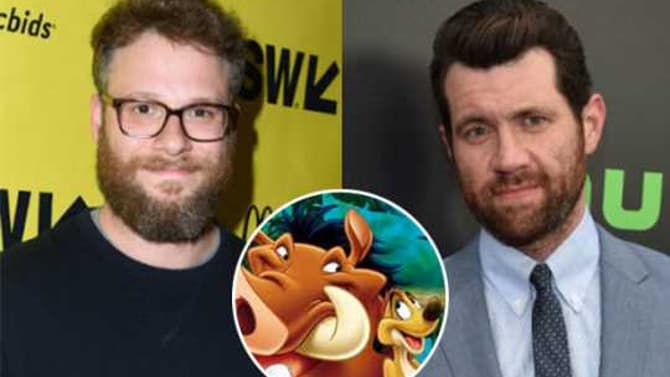 THE LION KING Live-Action Remake Adds Seth Rogen And Billy Eichner As Pumbaa and Timon