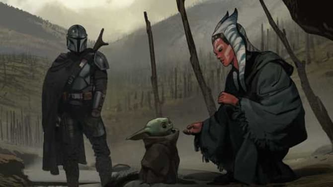 THE MANDALORIAN End Credits Concept Art Highlights Ahsoka Tano's Debut And The Child Grogu