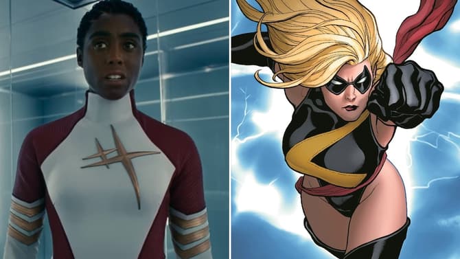 THE MARVELS Concept Art Reveals Lashana Lynch's Maria Rambeau Nearly Donned Classic Ms. Marvel Suit