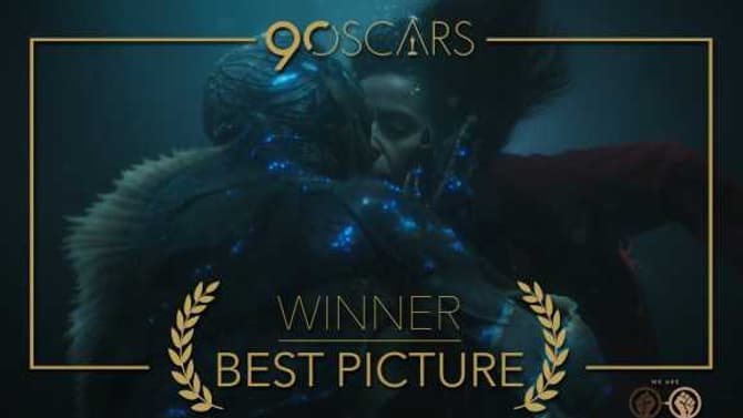 THE SHAPE OF WATER Wins The Academy Award For Best Picture; Guillermo Del Toro Wins Best Director