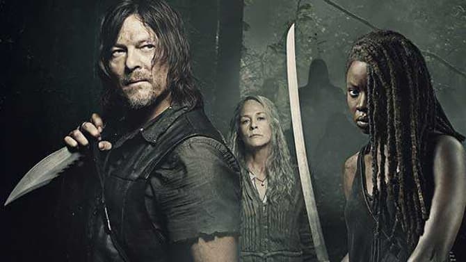 THE WALKING DEAD: Daryl, Michonne And Carol Arm-Up On New Season 10 Promo Poster