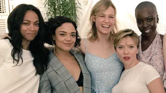 The Women Of The Marvel Cinematic Universe Assemble For An Awesome 10-Year Anniversary BTS Photo