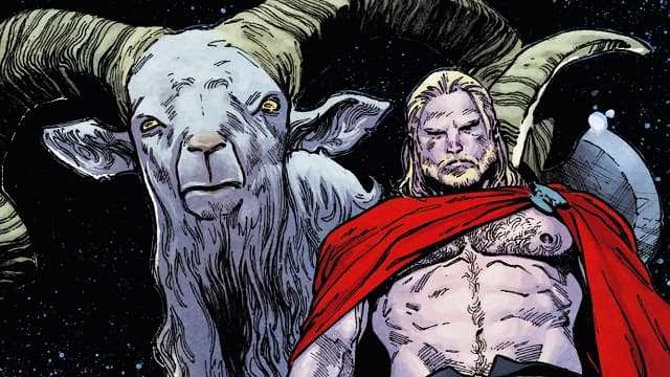 THOR: LOVE AND THUNDER Set Photos Reveal The God Of Thunder's Goats, Miek's New Body, And More