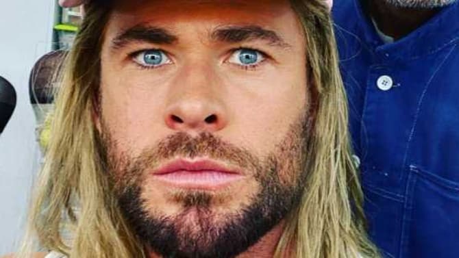 THOR: LOVE AND THUNDER Star Chris Hemsworth Shares A Fun BTS Photo Alongside Director Taika Waititi