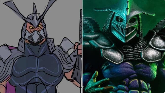 TMNT: MUTANT MAYHEM Shredder Concept Art Spotlights THE SECRET OF THE OOZE-Inspired Design