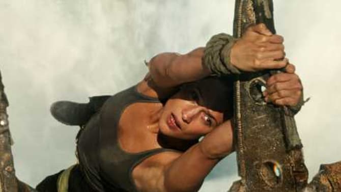 TOMB RAIDER: Alicia Vikander Narrowly Escapes The Jaws Of Death In These Two Thrilling New Clips