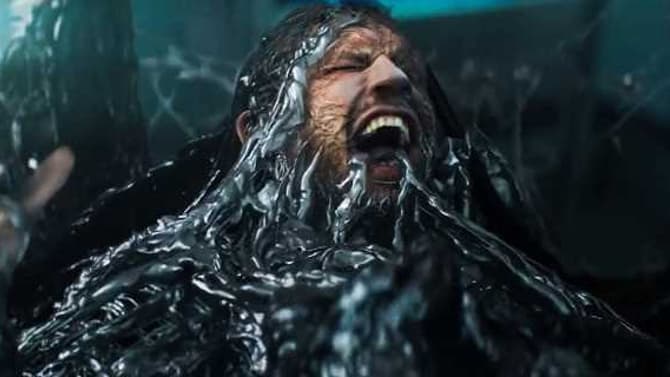 VENOM Behind The Scenes Video Reveals Awkward CGI Symbiote Battle Between Tom Hardy And Riz Ahmed