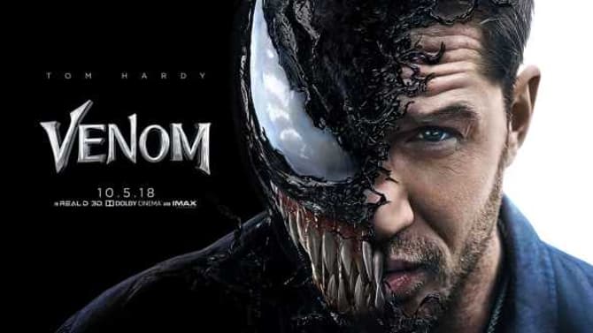 VENOM Star Tom Hardy Unveils An Awesome New Poster For Sony's Spider-Man Spin-Off