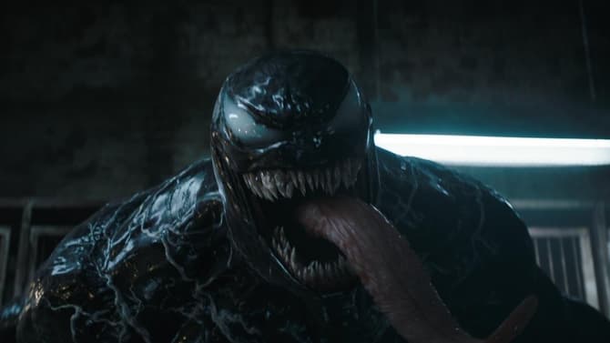 VENOM: THE LAST DANCE Standee Reveals A Fearsome New Look At Sony's Lethal Protector