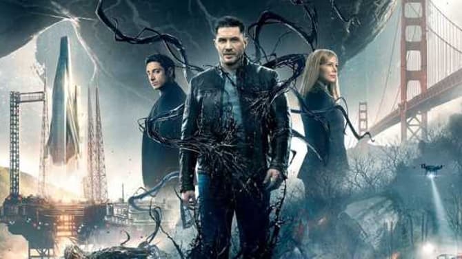 VENOM Theatrical Poster Assembles Tom Hardy's Psychotic Symbiote And The Supporting Cast