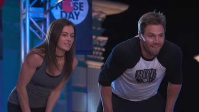 Watch ARROW Star Stephen Amell Run The AMERICAN NINJA WARRIOR Course For Charity