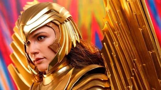 WONDER WOMAN 1984 Golden Eagle Armor Hot Toys Action Figure Shows A Diana Prince Ready For Action