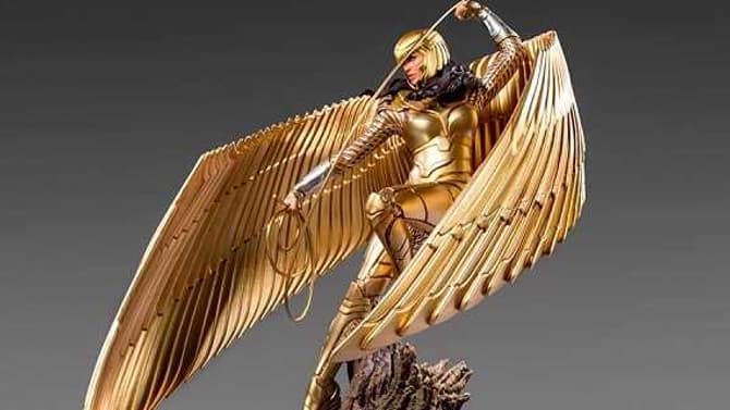 WONDER WOMAN 1984 Iron Studios Statue Offers An Incredibly Detailed Look At The Golden Eagle Armor