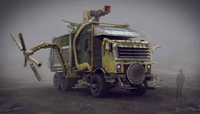 Turtle Van Concept Art Daniel Egery