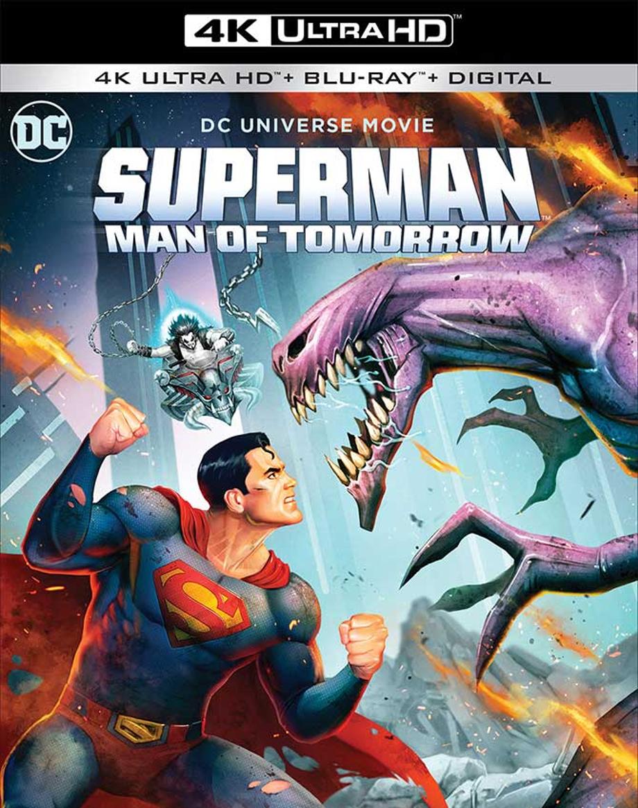 Superman: Man of Tomorrow 4K Ultra HD Blu-ray DVD Box Art