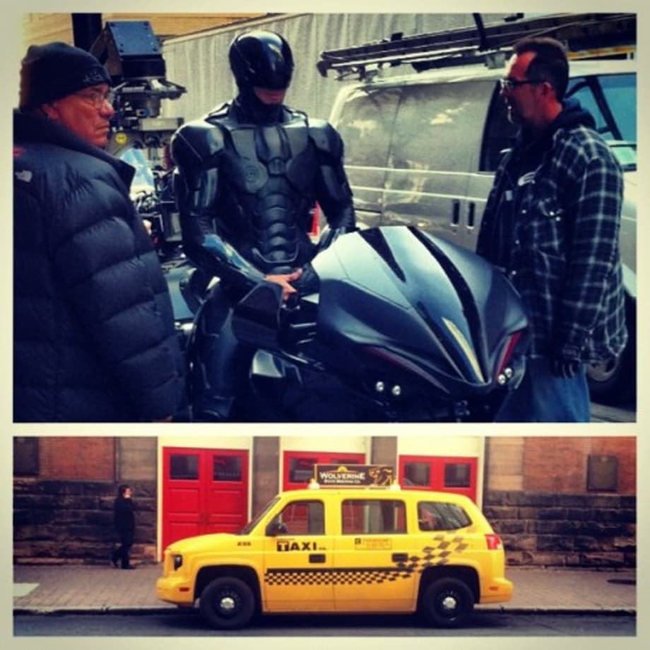 Filming near the hospital!! #stmichaelshospital #robocop #batman #nyc #nyccab #toronto #movies by pathomania http://instagr.am/p/Q7VQZqFIMq/