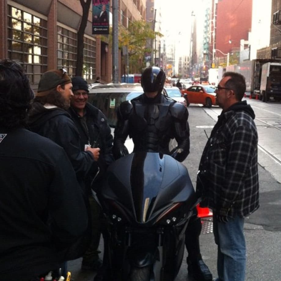 #RoboCop on the Robocycle in downtown #Toronto. by bradtatner http://instagr.am/p/Q7ViD8Ag3y/