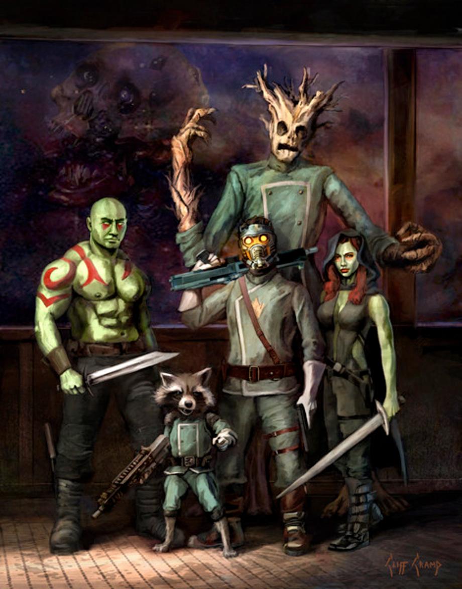 Guardians of the GalaxyI had a lot of fun doing this fan art.