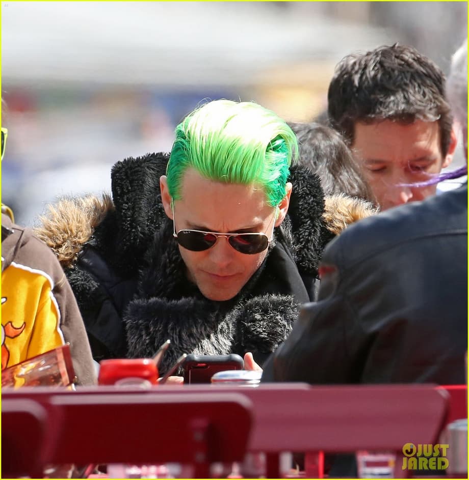 jared letos green hair is slicked back bike ride 02