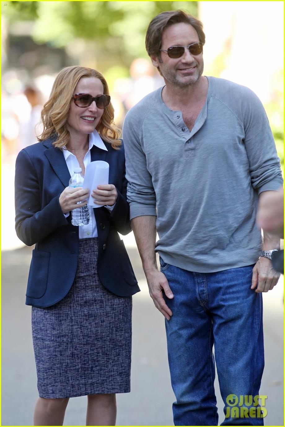 david duchovny gillian anderson x files reboot vancouver 02