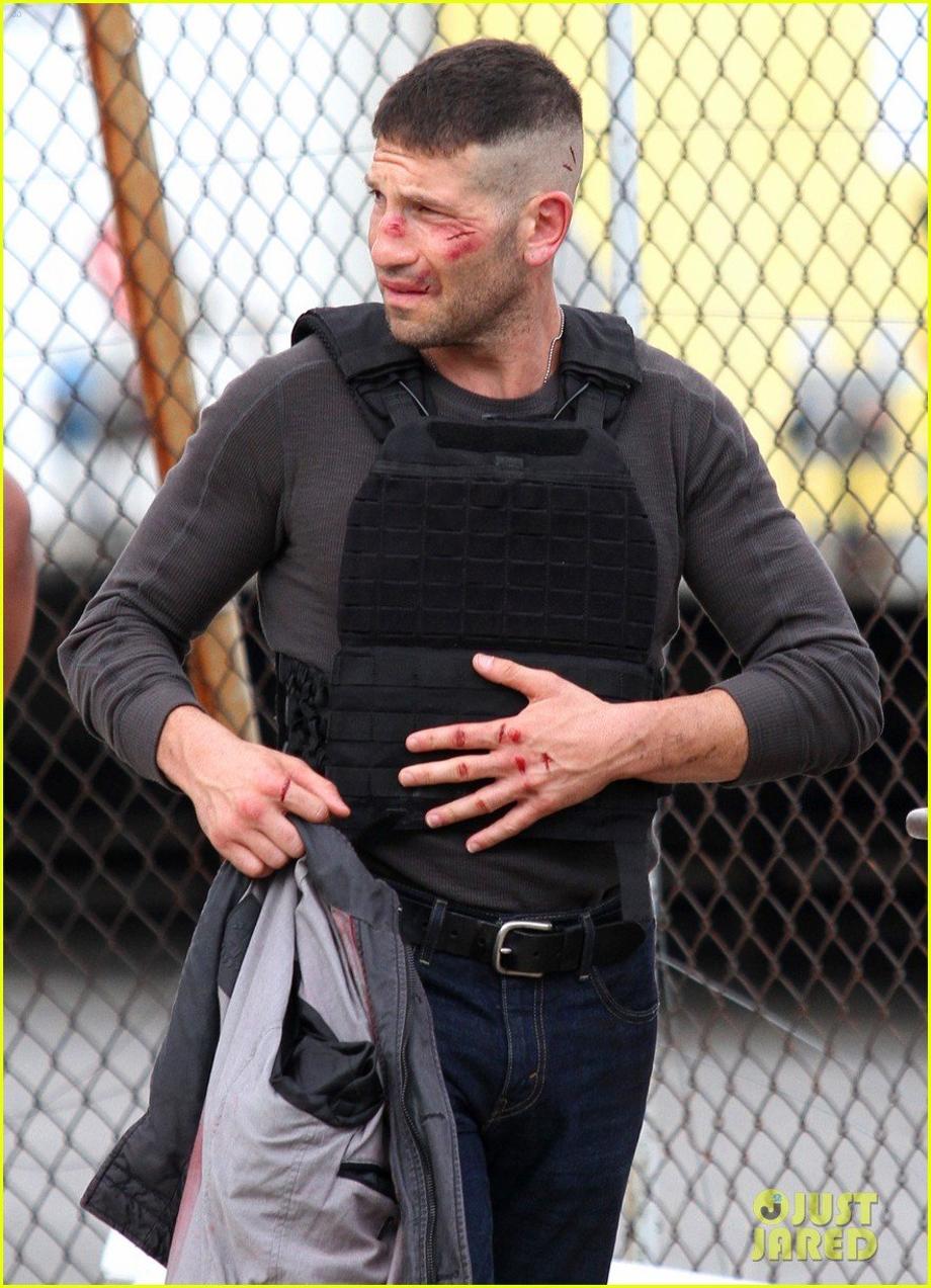 jon bernthal cut up on daredevil set 15