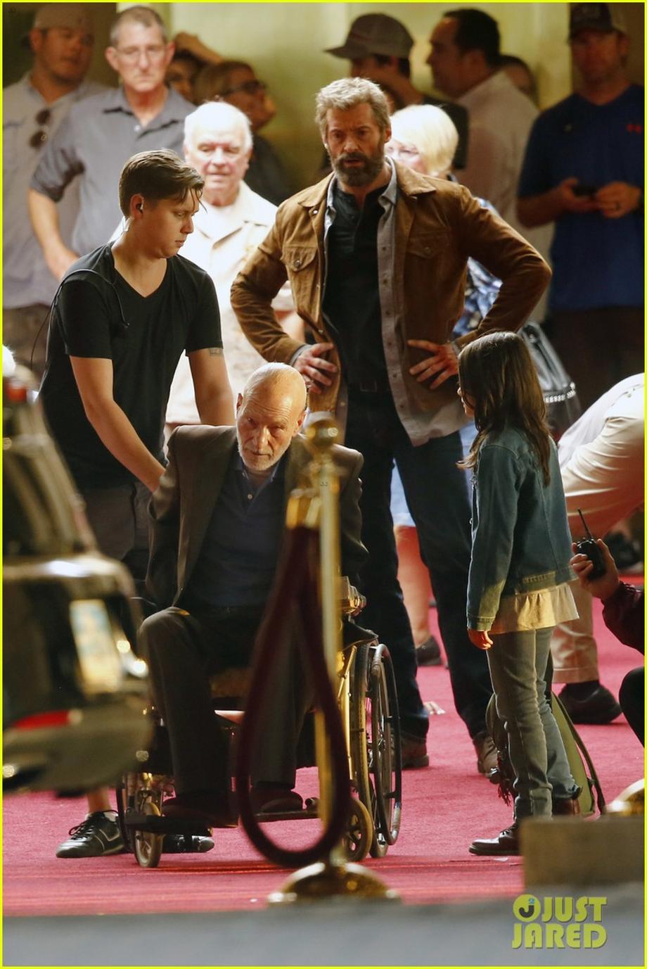 hugh jackman films wolverine 3 scenes with patrick stewart 05
