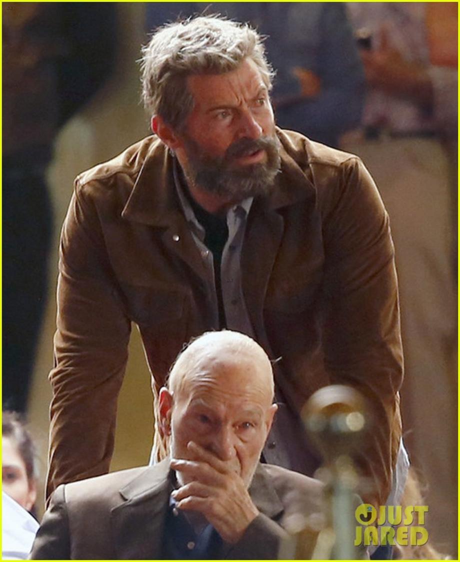 hugh jackman films wolverine 3 scenes with patrick stewart 06