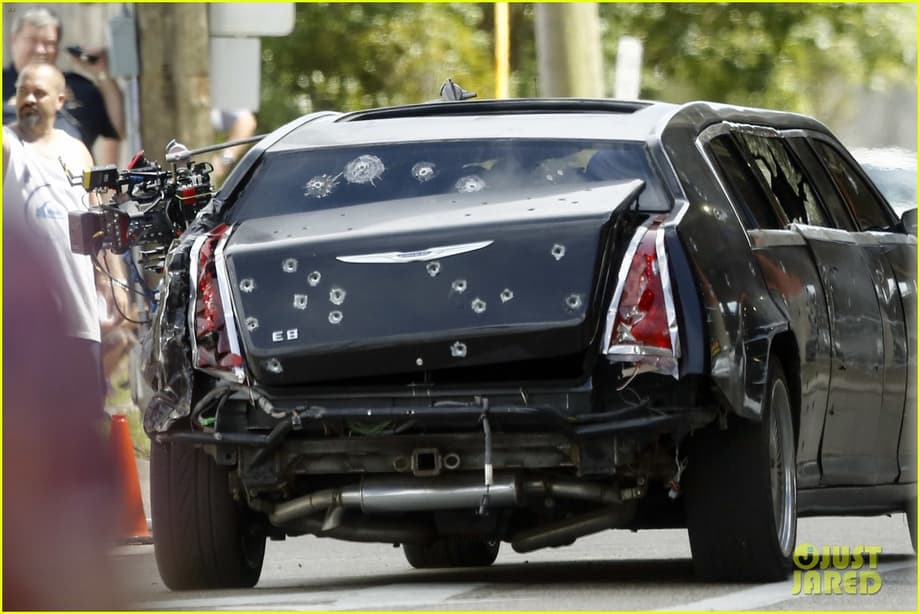 hugh jackman escapes bullett ridden limo for wolverine 3 03