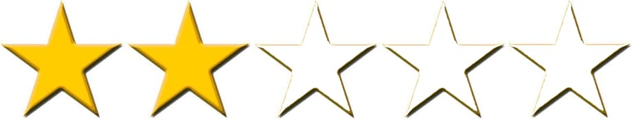 Image result for 2 stars out of 5